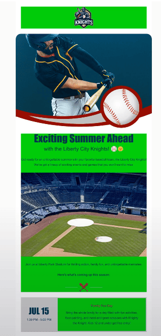 Email Template Design 2